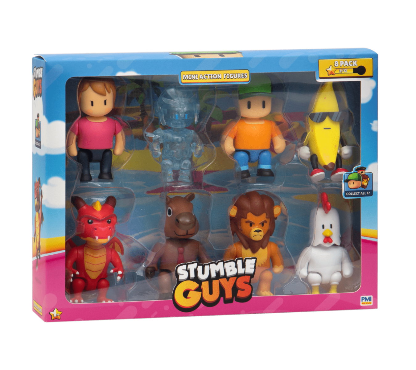 Stumble Guys - Mini Action Figure 8-Pack