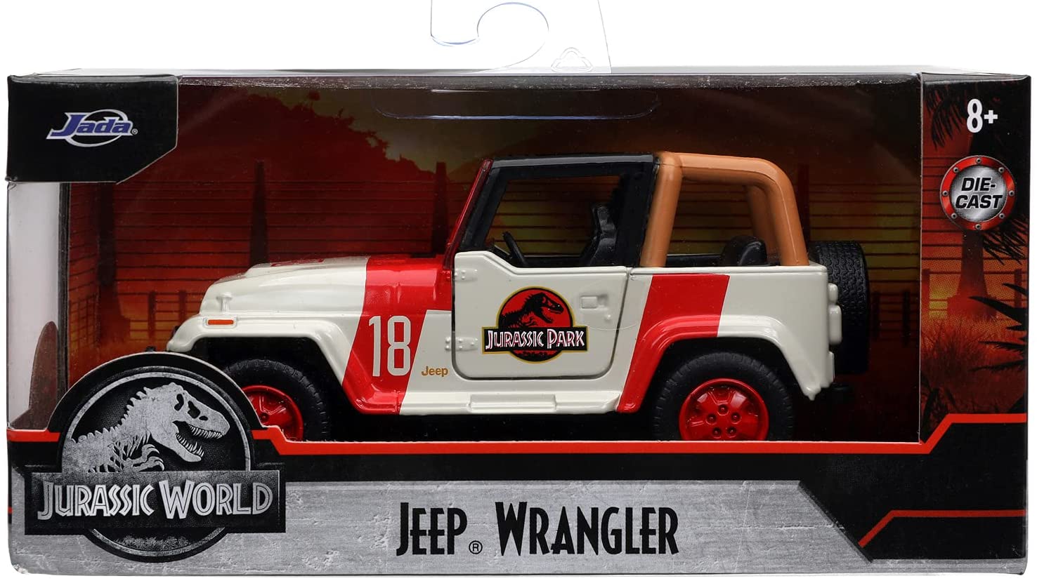 Jurassic Park Jeep Wrangler 1:32