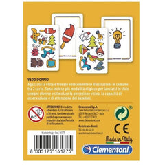 Clementoni - Sapientino Gioco di Carte Vedo Doppio