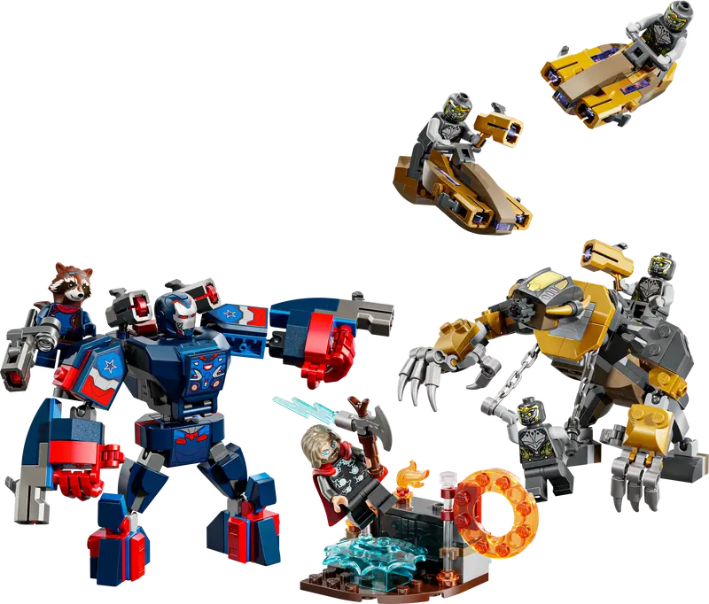 Thor contro i Chitauri Lego