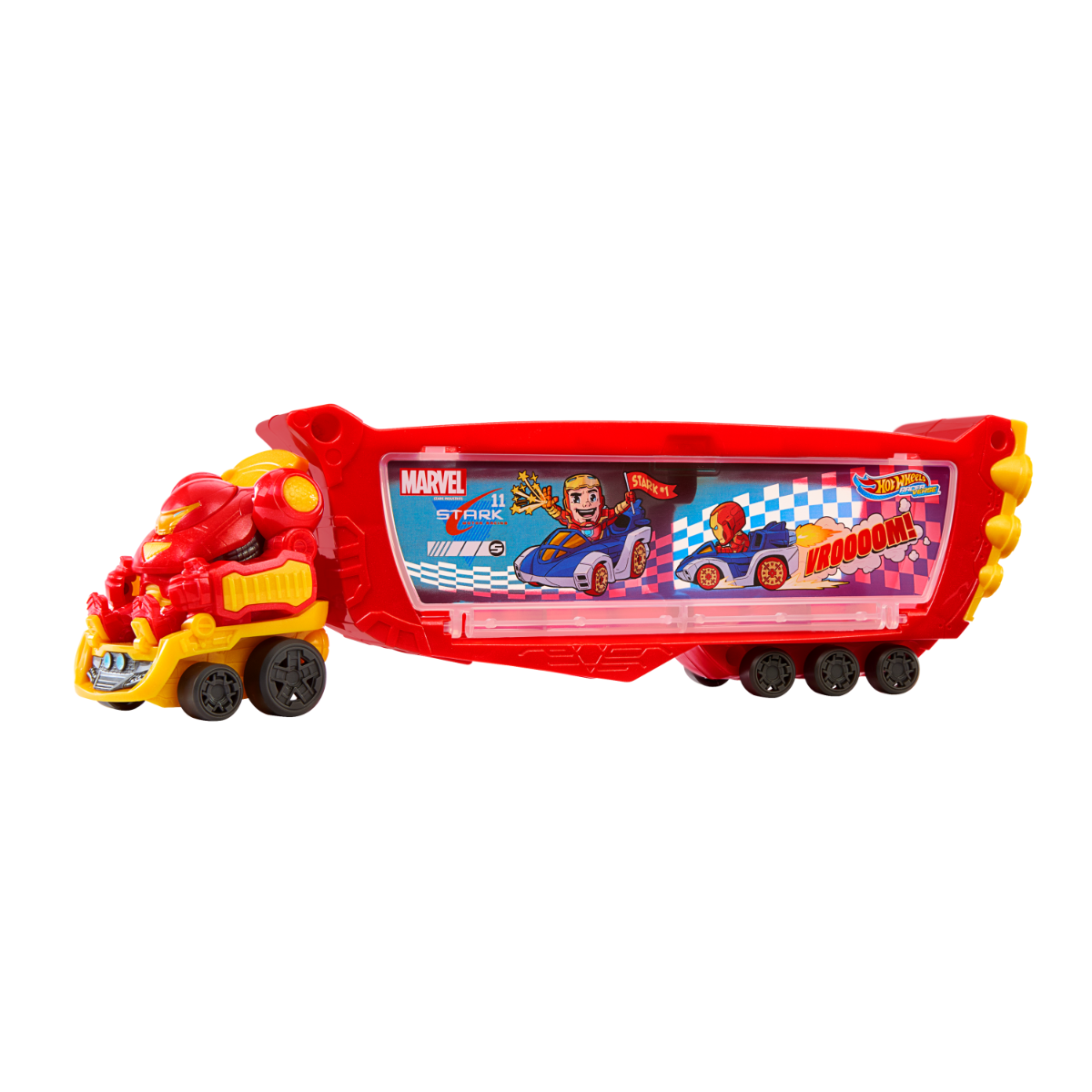 Hot Wheels - Trasportatore Marvel Iron Man