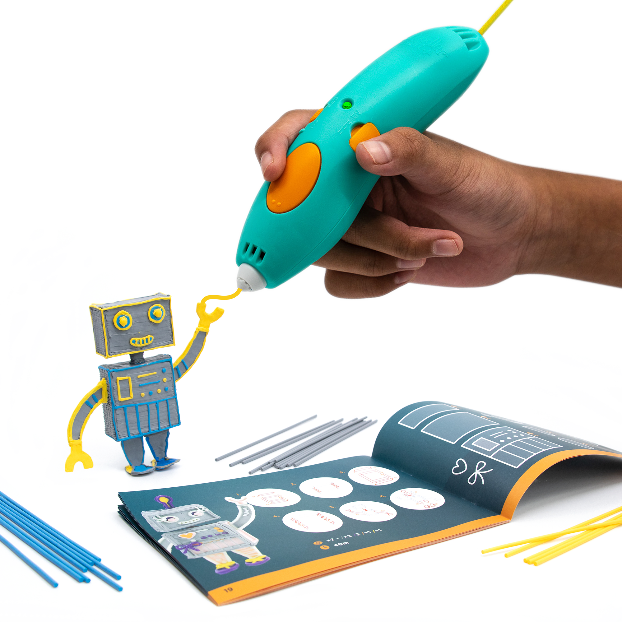 Penna 3D Start e Kit Base 3Doodler