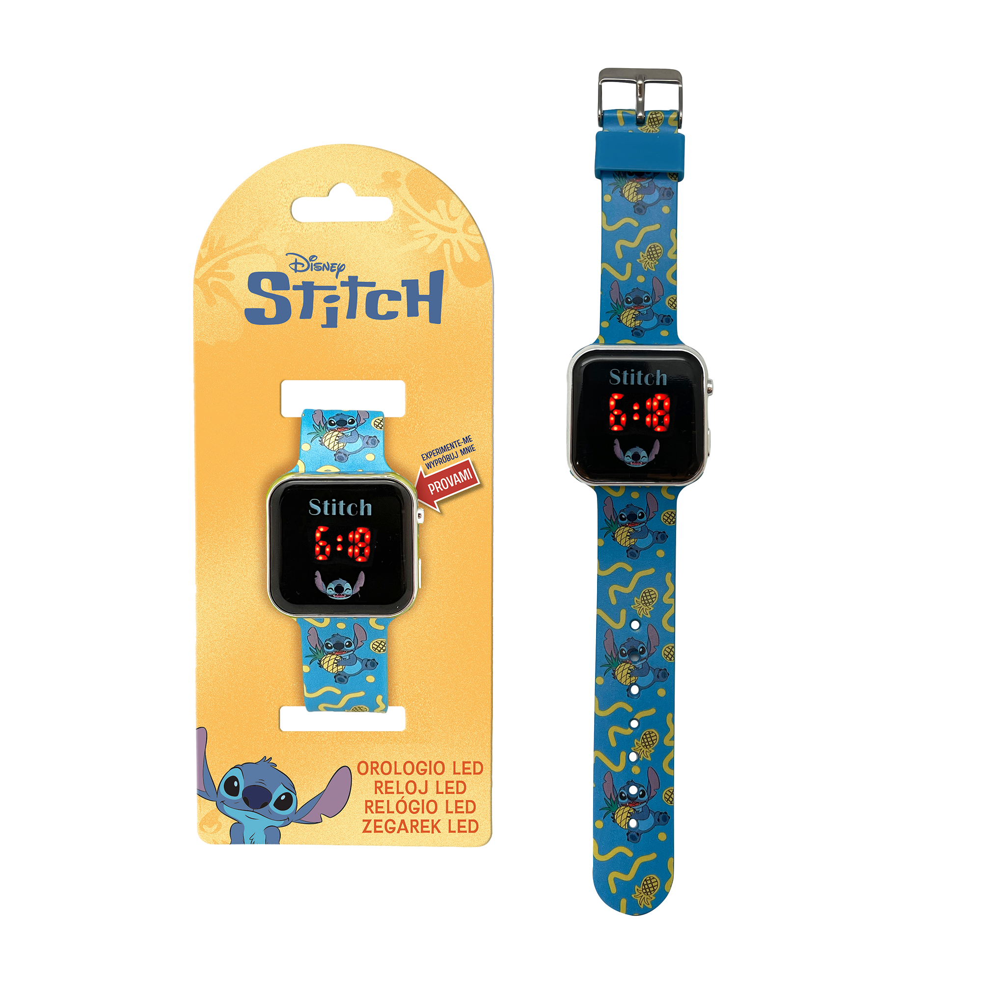 Stitch Orologio LED