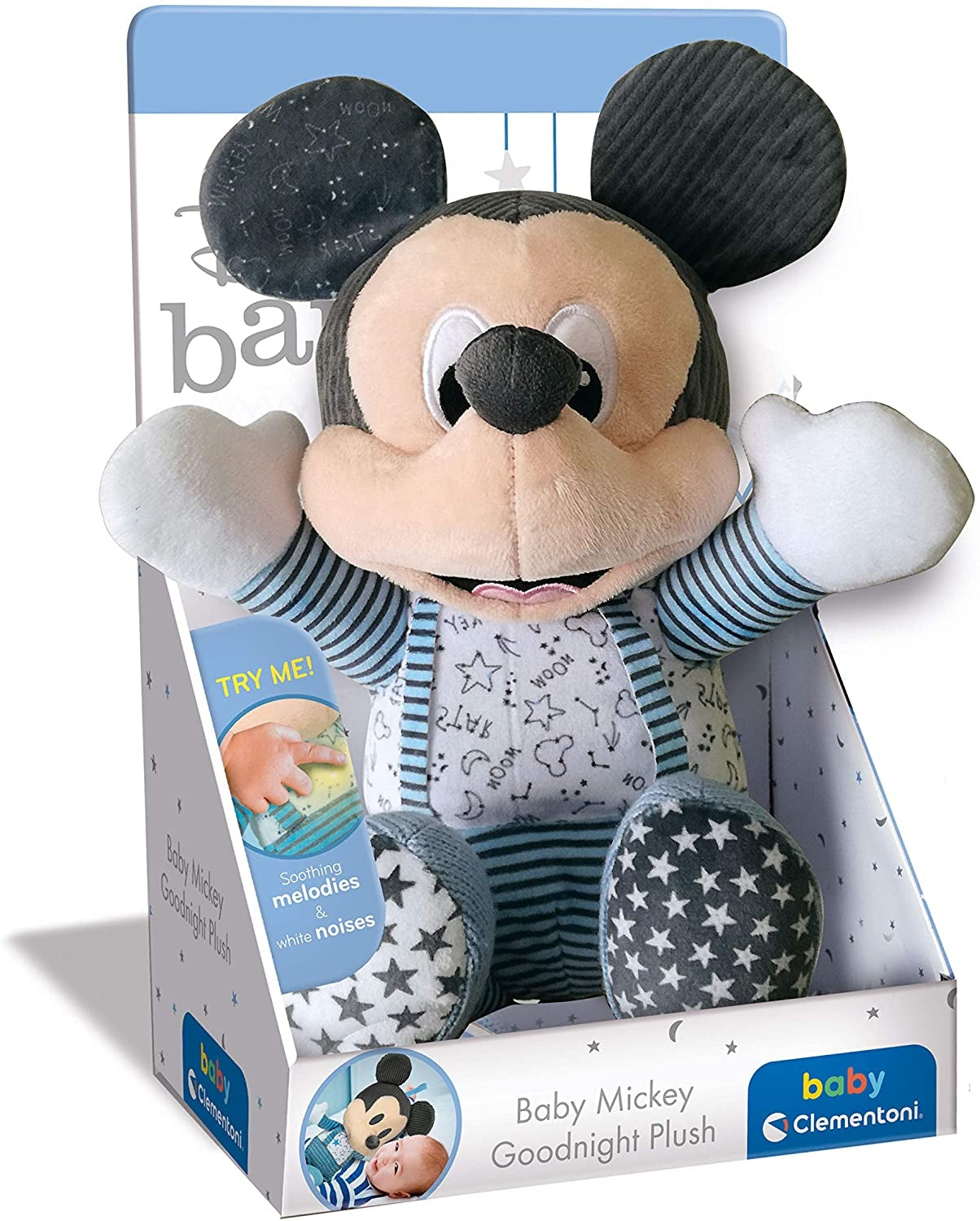 Baby Clementoni Disney Baby Mickey Goodnight Plush 17394