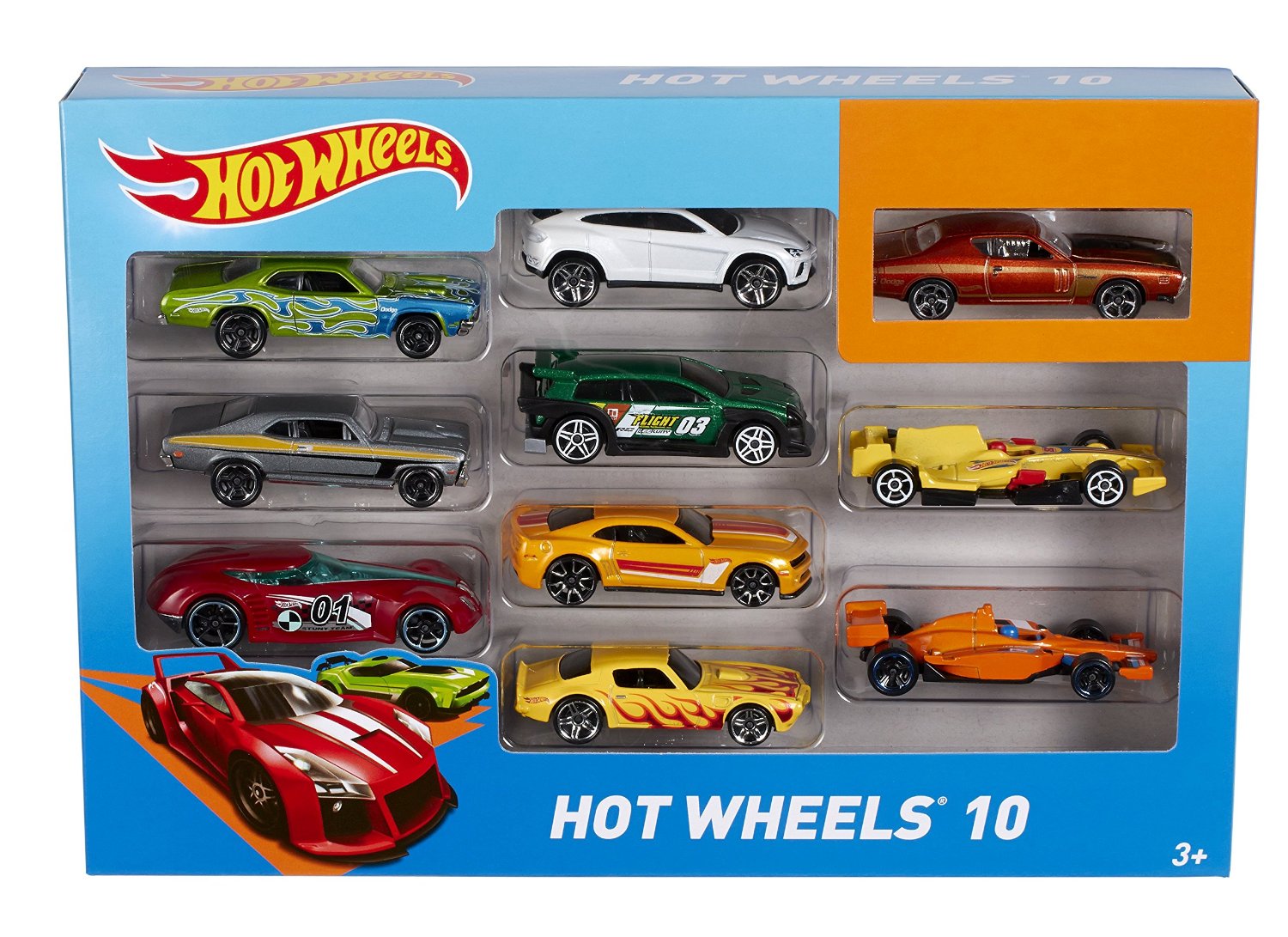 Hot Wheels - Set da 10 automobili