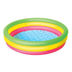 Bestway - Piscina Gonfiabile Colorata 3 Anelli 102X25cm