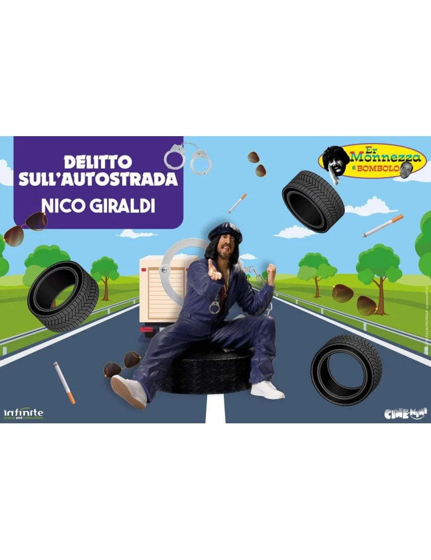 Action Figure da collezione Commissario Nico Giraldi Delitto sull'Autostrada
