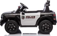 Auto elettrica per bambini Ford Raptor Police Lithium 10.8V