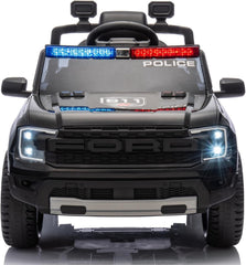 Auto elettrica per bambini Ford Raptor Police Lithium 10.8V