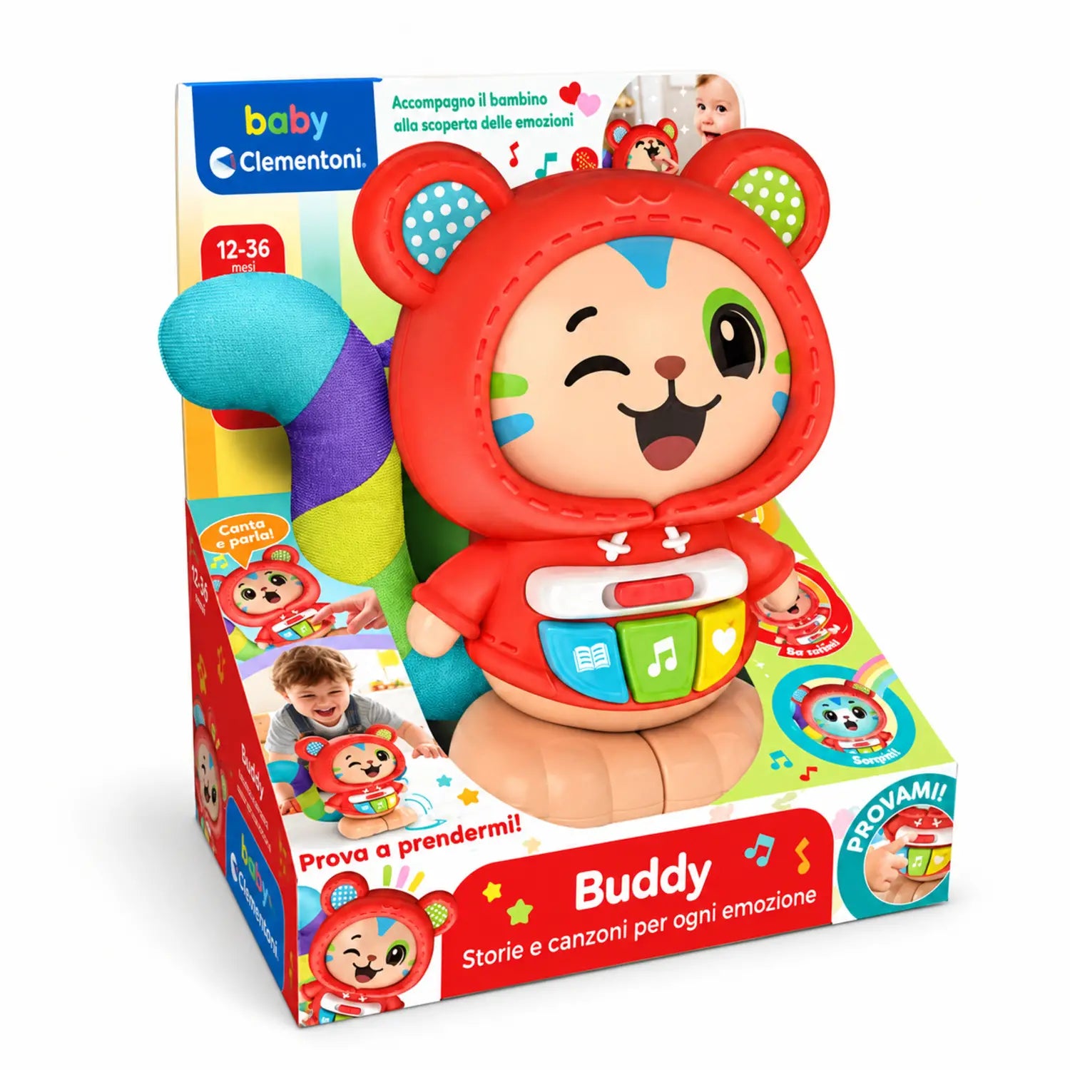 Baby Clementoni - Buddy Amico Interattivo Storie E Canzoni Per Ogni Occasione