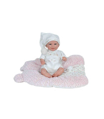 Bambola Reborn Arias Mar Rosa 35 cm con Cuscino