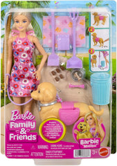 Barbie - Set Cagnolina Cammina e fa Pupù con bambola, cucciolo e accessori