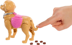 Barbie - Set Cagnolina Cammina e fa Pupù con bambola, cucciolo e accessori