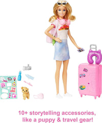 Barbie Malibu Traveler con set da viaggio