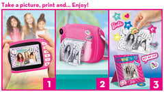 Barbie Print Cam Macchina Fotografica per bambini