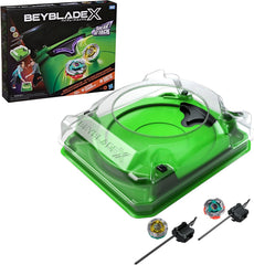 Beyblade X - Set Sneak Attack con arena Beystadium e due trottole Beyblade