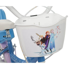 Bici per bambina Disney Frozen 14" con cestino e portabambola