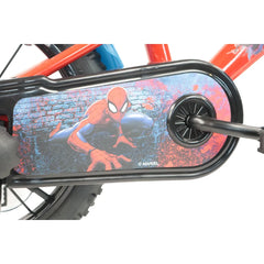 Bici per bambino Marvel Spiderman 14 pollici con telaio in acciaio e doppi freni 