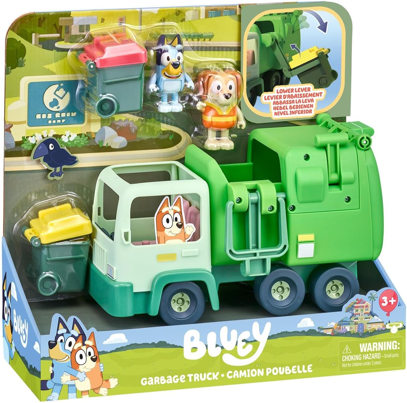 Bluey  Playset Camion Nettezza Urbana