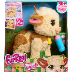 Furreal Peluche Interattivo Maggie la Mucca 