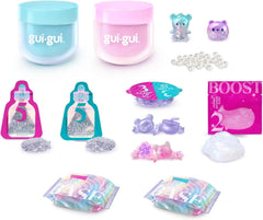 Gui Gui Exclusive Deluxe Twin Pack Slime glitterato con decorazioni 