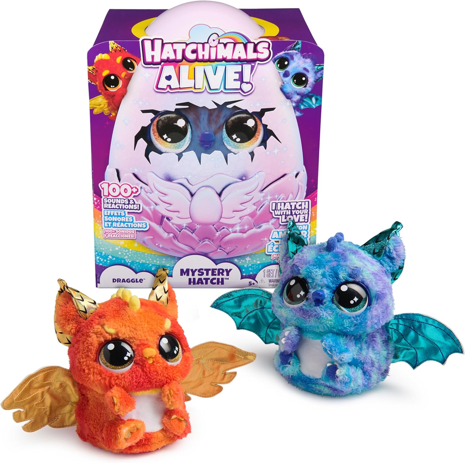 Hatchimals Alive Magico e Interattico Draggle