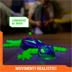 Hex Bots - Geco Telecomandato interattivo Glow in the Dark