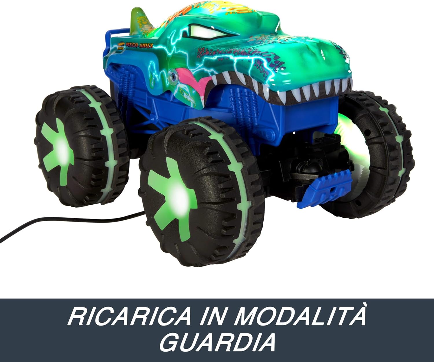 Hot Wheels Mega Wrex Gigante Radiocomandato 1:15 Rocco Giocattoli