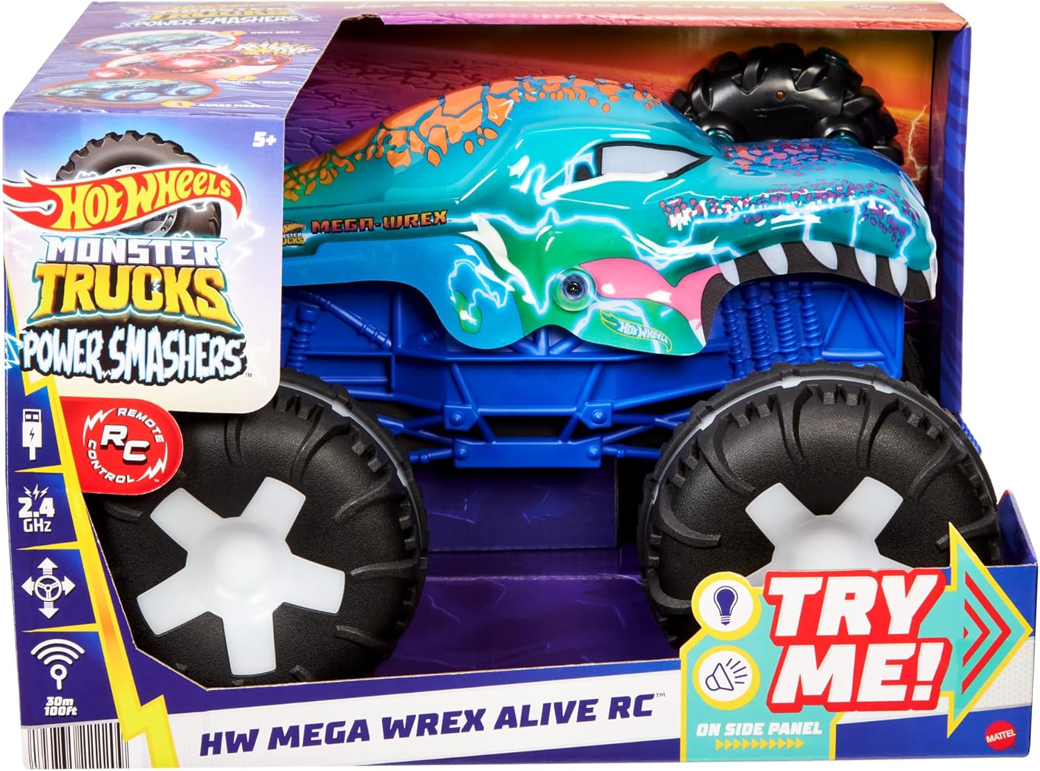 Hot Wheels Mega Wrex Gigante Radiocomandato 1:15 Rocco Giocattoli
