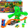 Hot Wheels - Playset Monster Takedown con Monster Truck e uno Slime