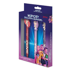 K-Pop Demon Hunters - Gel Pens 3-Pack Erasable