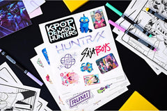 kit da disegno k pop demon hunters