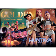 K-Pop Demon Hunters Huntrix Puzzle 1000 pezzi con poster