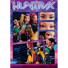 K-Pop Demon Hunters Huntrix Puzzle 1000 pezzi con poster