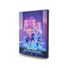 K-Pop Demon Hunters Poster illuminato con LED