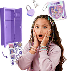 K-Pop Idol - Locker Armadietto ispirato al K-pop con foglio di adesivi e portafoto