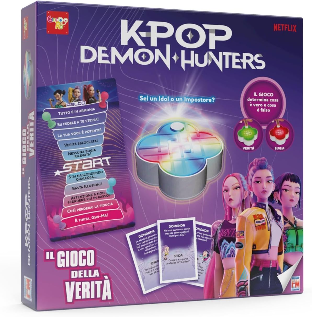 gioco in scatola k-pop demon hunters