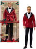Ken Magia delle Feste 2026 da collezione con tuta elegante e giacca rossa