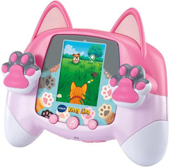Kitty Life Rosa - Console portatile per fantastiche micioavventure con 30 attività