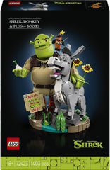 Lego - Shrek, Ciuchino e Gatto con gli Stivali 72423