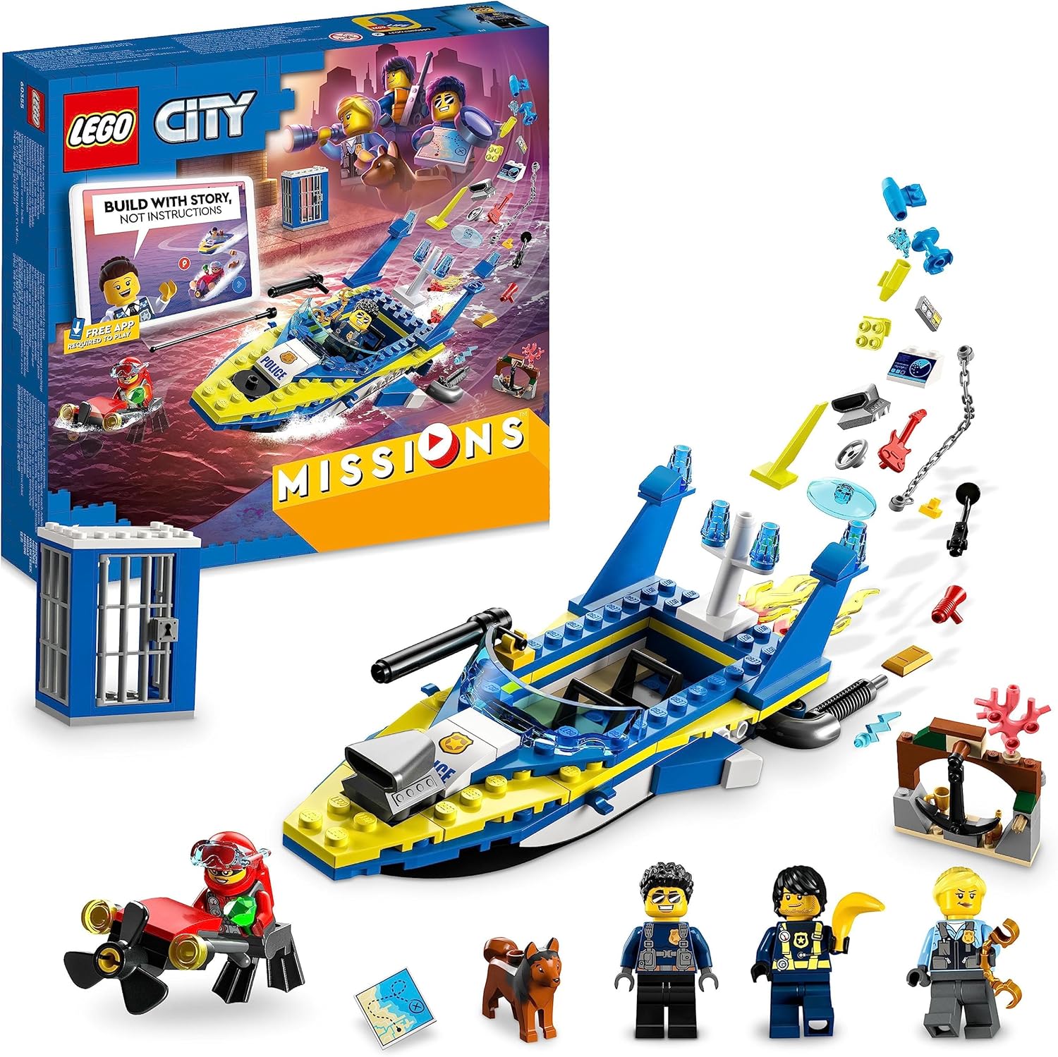 Lego City - Missioni investigative della polizia marittima 60355