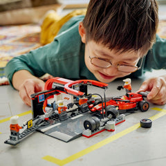 Lego City - Pitstop e meccanici con monoposto Ferrari F1 60433