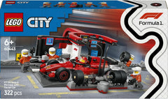 Lego City - Pitstop e meccanici con monoposto Ferrari F1 60433
