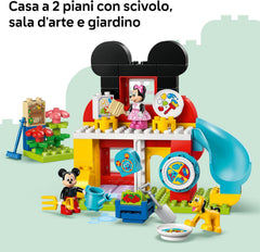 costruzioni per bambini La casa di Topolino con Minnie e Pluto 