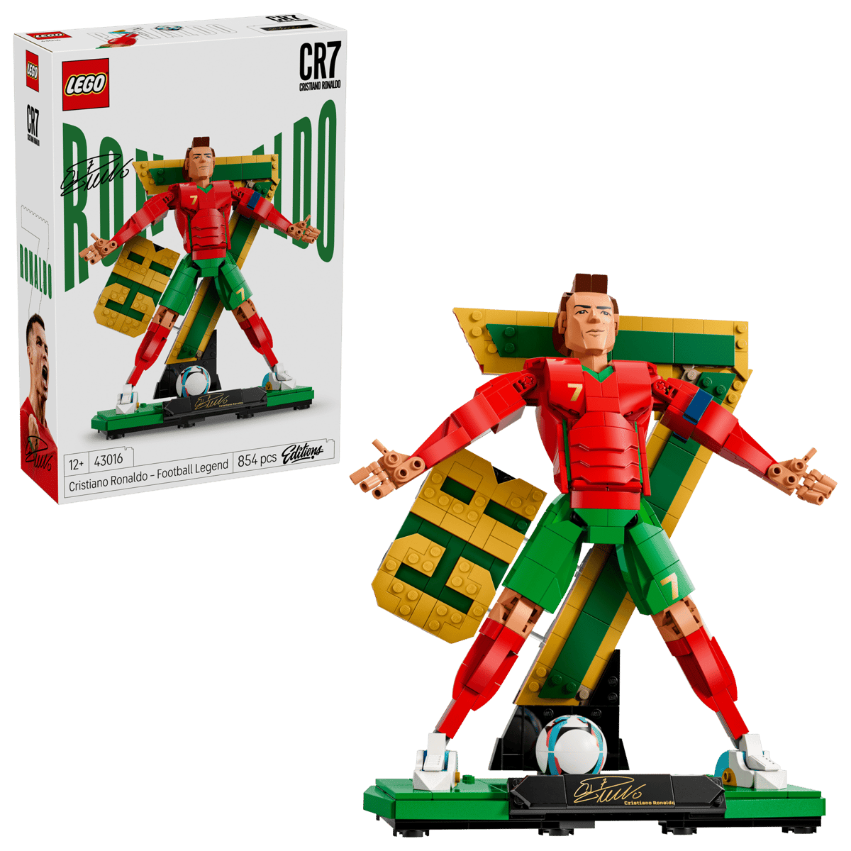 Lego Editions Cristiano Ronaldo Leggenda del calcio 43016