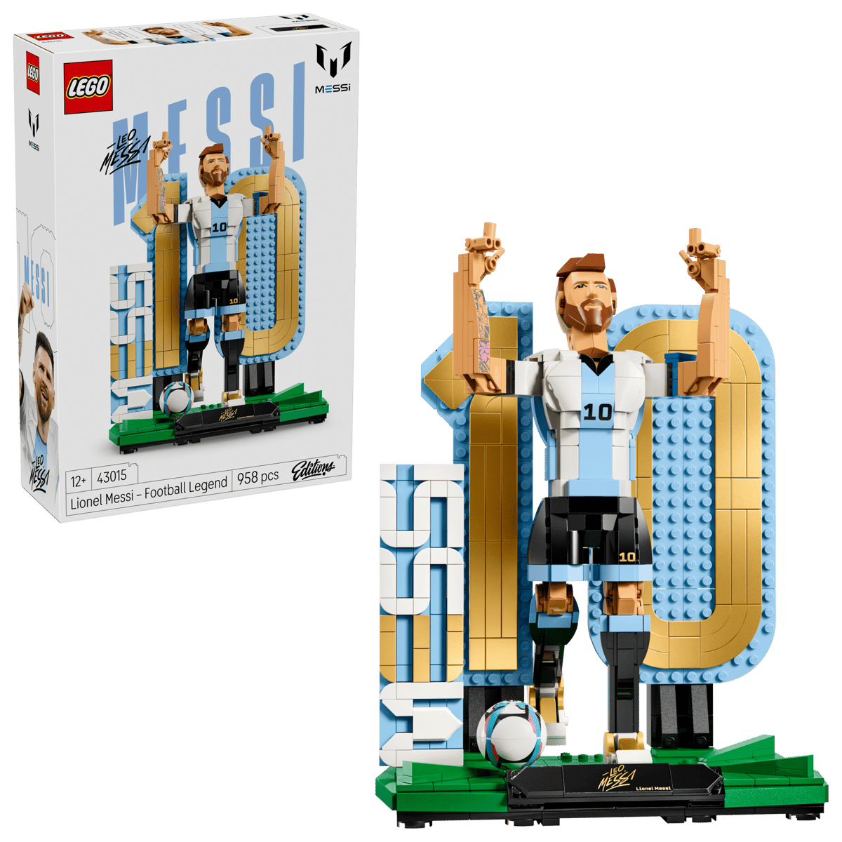 Lego Editions Lionel Messi Leggenda del calcio 43015