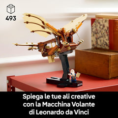 Lego Icons - Macchina volante di Leonardo da Vinci 10363