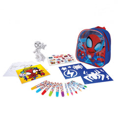 Marvel Spidey e i suoi fantastici amici - Zainetto con Set da Disegno