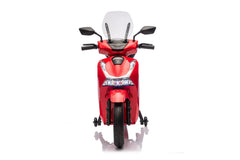 Mini Scooter per bambini Honda SH 125 12V con luci LED, suoni e rotelle di supporto