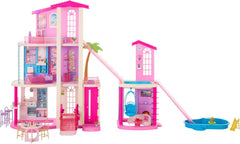 Nuova Casa dei Sogni di Barbie con 2 Piscine, 2 Scivoli, Ascensore e oltre 65 accessori